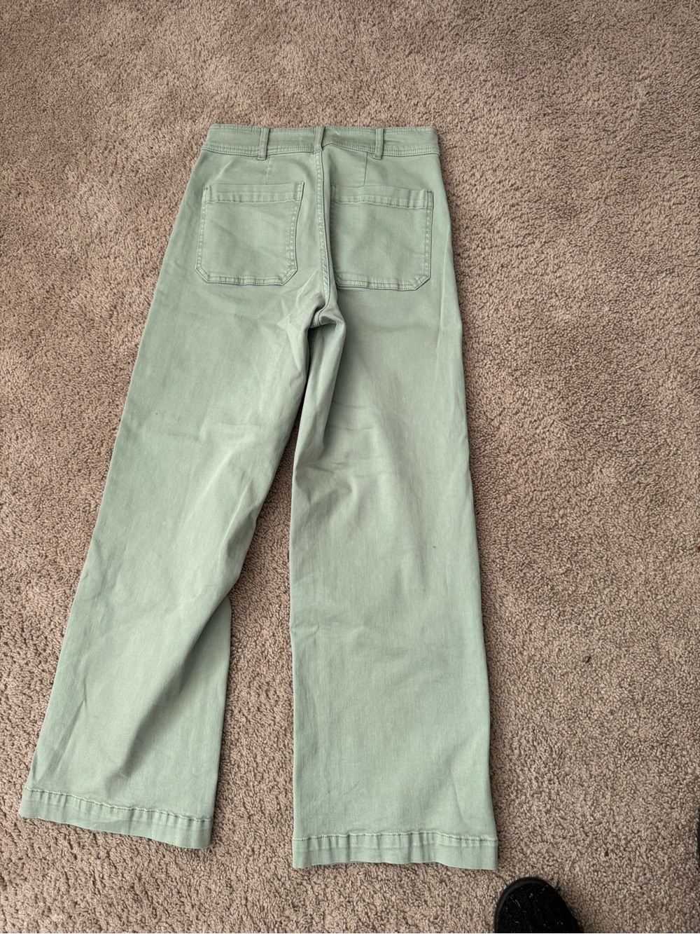 Oat New York Olive Wide-Leg Jeans - Picture 3 of 4